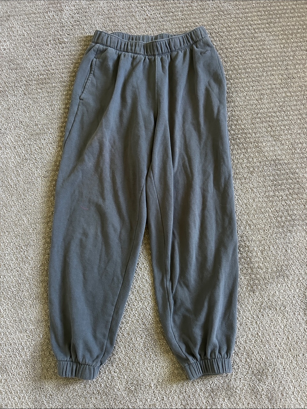 Hollister Gray Elastic Waist Jogger Pants
